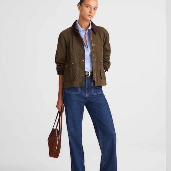 NWT Madewell Waxed Zip-Front Jacket size M - Picture 2 of 7